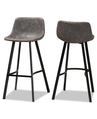 Closeout Tani Bar Stool (Set of 2)