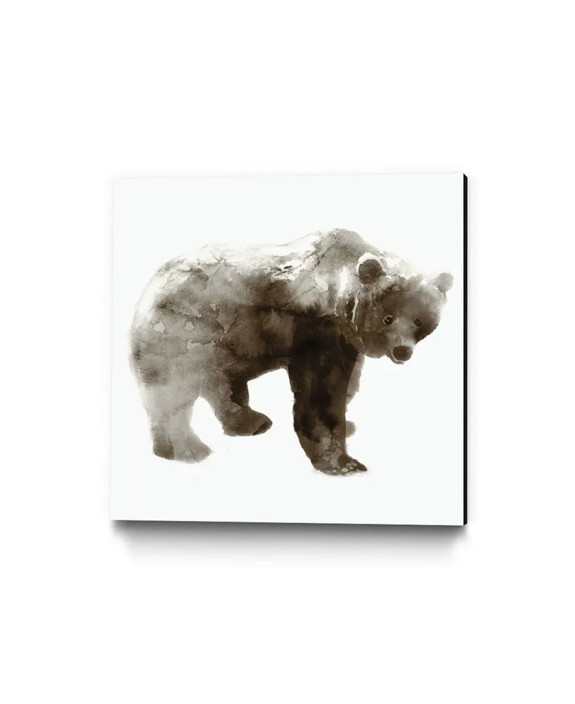 Giant Art 20" x 20" Bear Museum Mounted Canvas Print