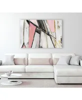 Giant Art 14" x 11" Warm Geometric I Blush Version Museum Mounted Canvas Print