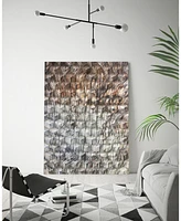 Giant Art 14" x 11" Geometric Shapes Museum Mounted Canvas Print