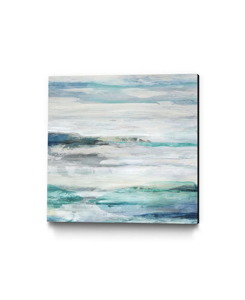 Giant Art 30" x 30" Sea Foam Ii Museum Mounted Canvas Print