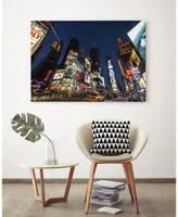 Giant Art 24" x 18" Times Square Billboards Museum Mounted Canvas Print