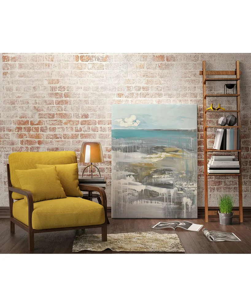 Giant Art 28" x 22" Ocean I Museum Mounted Canvas Print