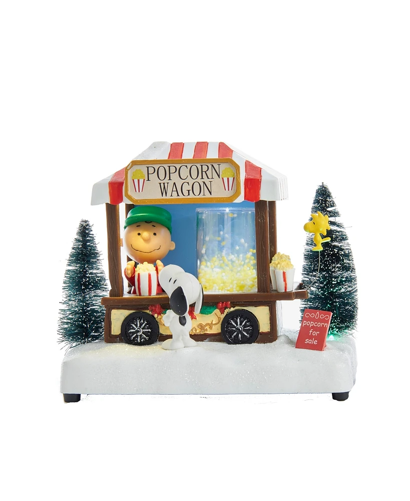 Kurt Adler 7-Inch Battery-Operated Peanuts Led Musical Table Piece