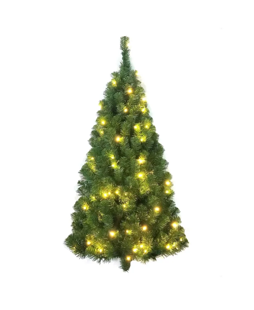 Kurt Adler 4-Foot Pre-Lit Norway Pine Led Wall Tree