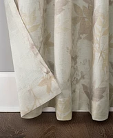 No. 918 Hilary Floral 54" x 84" Semi-Sheer Curtain Panel