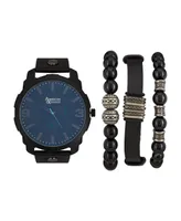 Men's Analog Quartz Watch And Holiday Stackable Gift Set