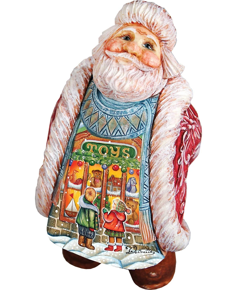 G.DeBrekht Toy Shop Looking Up Santa Figurine