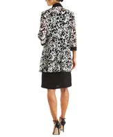 R & M Richards Dress Printed Jacket