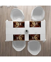 Ambesonne Western Place Mats, Set of 4