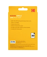 Kodak 3.5" x 4.25" Premium Zink Photo Paper - 20 Sheets