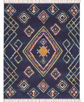 Closeout! Nourison Home Mecca MEC02 Navy 7'10" x 10'6" Area Rug