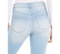 Celebrity Pink Juniors' Curvy Distressed Skinny Ankle Jeans