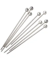 Prince of Scots Crystal Cocktail Picks- Set 8