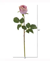 Nearly Natural 21in. Rose Bud Artificial Flower Set of 6