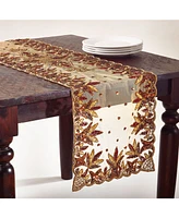 Saro Lifestyle Hand Beaded Design Table Runner