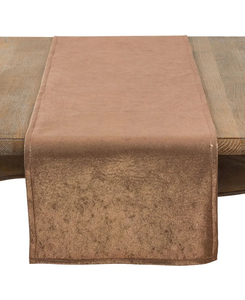 Saro Lifestyle Metallic Glam Table Runner