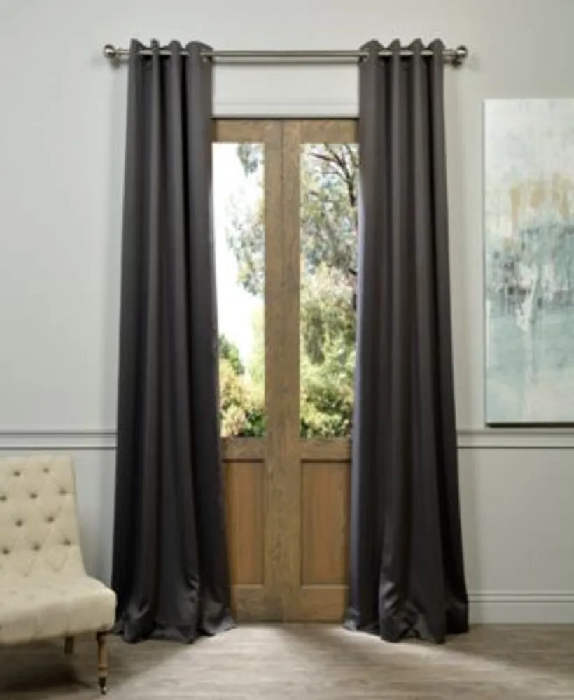 Exclusive Fabrics Furnishings Blackout Grommet Curtain Panels
