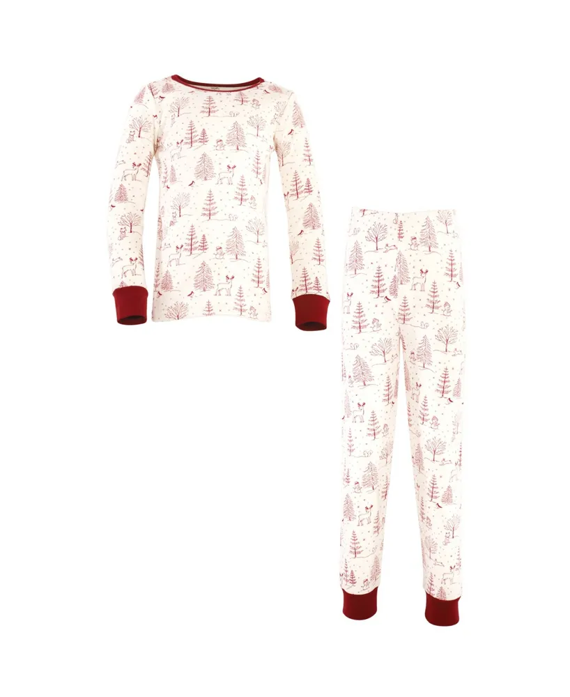 Touched by Nature Baby Boys Unisex Organic Cotton Tight-Fit Pajama Set