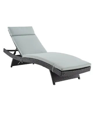 Crosley Biscayne Chaise Lounge With Cushion