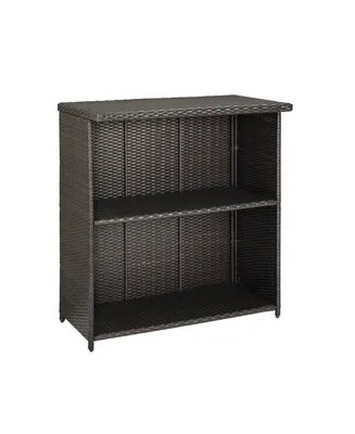 Crosley Palm Harbor Wicker Bar