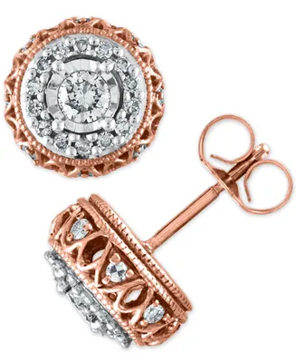 Diamond 3/8 ct. t.w. Earring in 10K Rose Gold