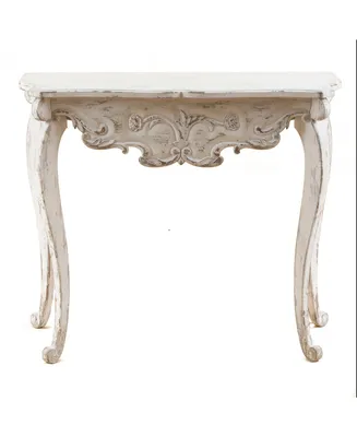Luxen Home Wood Vintage-Inspired Console And Entry Table