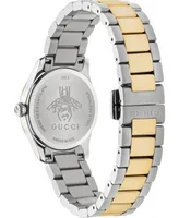 Gucci Women's Swiss G-Timeless Two-Tone Stainless Steel Bracelet Watch 27mm