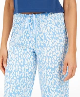 Hue Women's Sleepwell Printed Knit Pajama Pant made with Temperature Regulating Technology