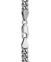 Cuban Link 22" Chain Necklace Sterling Silver or 18k Gold-Plated Over