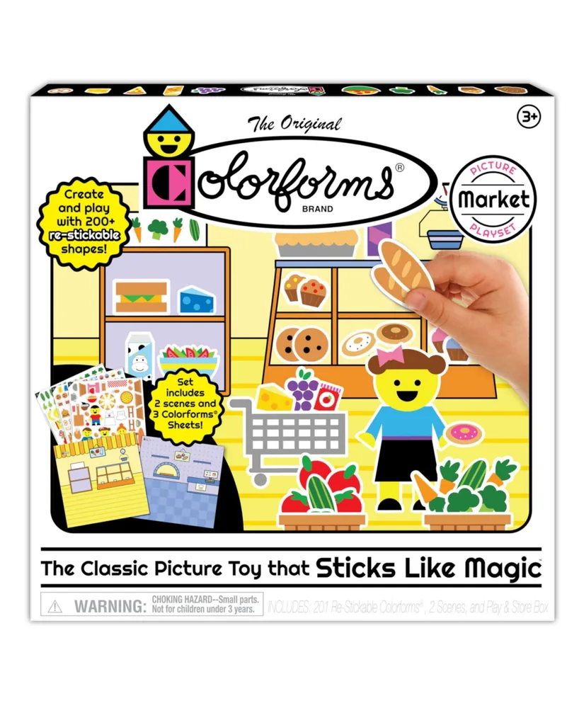 Colorforms Picture Play Set - Market - The Classic Picture Toy That Sticks Like Magic