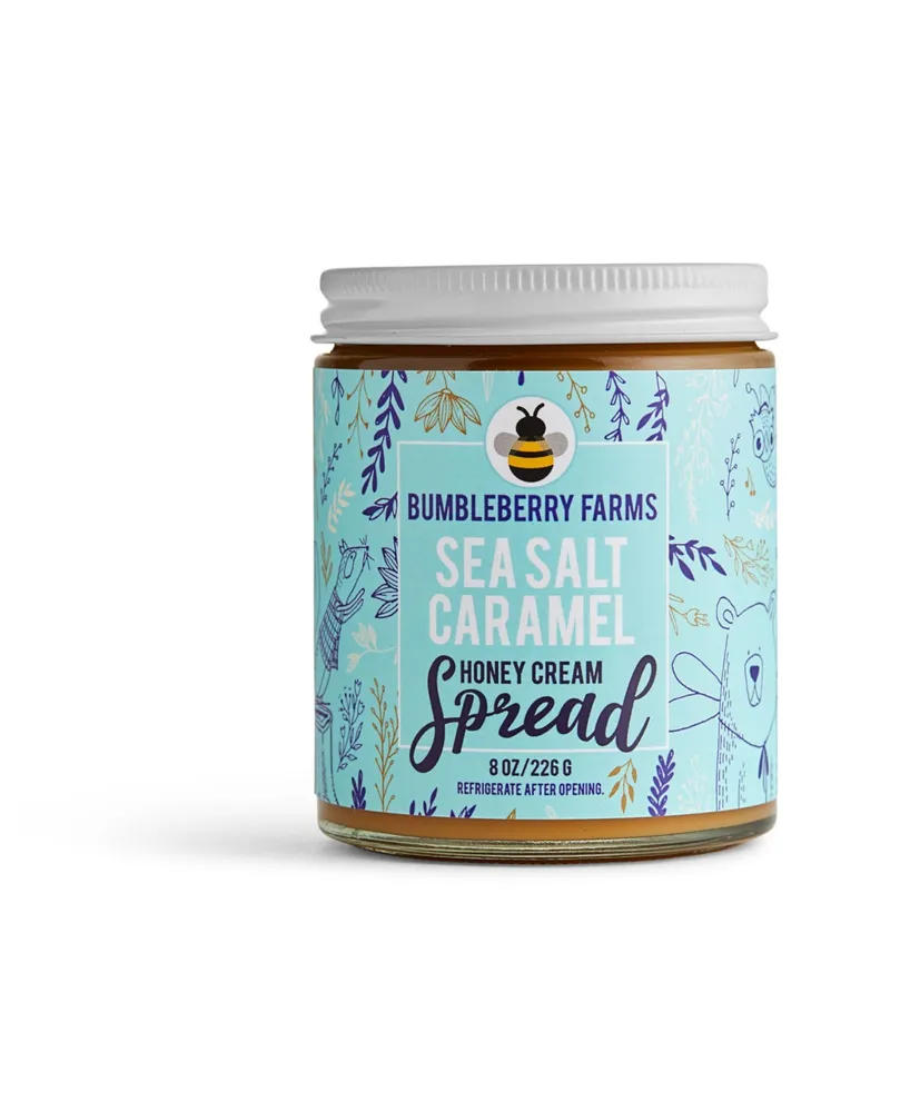 Bumbleberry Farms Sea Salt Caramel Honey Cream Spread Set of 2