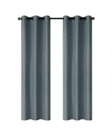 Dainty Home Boston Blackout Window Panel Set, 76" x 84"