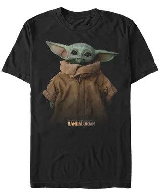 Men's Star Wars The Mandalorian The Child Jacket Portrait Short Sleeve T-Shirt