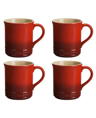 Le Creuset oz. Stoneware Set of Four Coffee Mugs