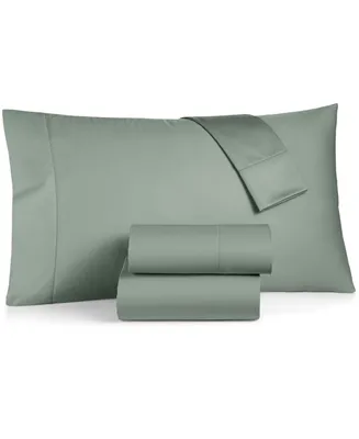 Charter Club Damask Solid 550 Thread Count 100% Supima Cotton Pillowcase Pair, Standard, Created for Macy's