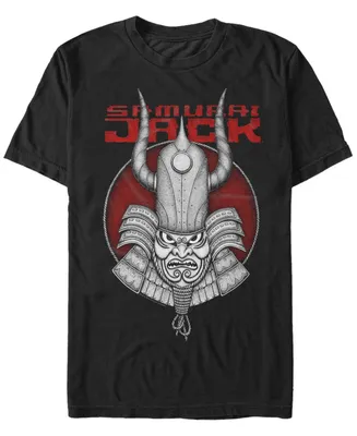 Fifth Sun Men's Samurai Jack Epic Ancient Warrior Mask Short Sleeve T- shirt