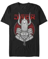 Fifth Sun Men's Samurai Jack Epic Ancient Warrior Mask Short Sleeve T- shirt