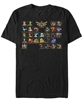 Fifth Sun Men's Legend of Zelda Ocarina Time Periodic Short Sleeve T- shirt