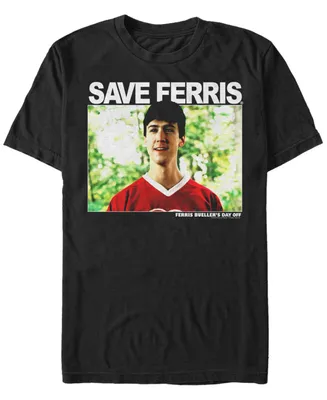 Fifth Sun Day off Men's Cameron Save Ferris Portrait Short Sleeve T- shirt