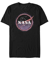 Fifth Sun Nasa Men's Distressed Grainy Logo Short Sleeve T- shirt