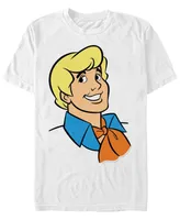 Fifth Sun Scooby-Doo Men's Fred Big Face Costume Short Sleeve T-Shirt