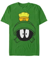 Fifth Sun Looney Tunes Men's Marvin The Martian Big Face Short Sleeve T-Shirt