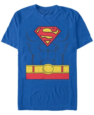 Fifth Sun Dc Men's Superman Costume Short Sleeve T-Shirt