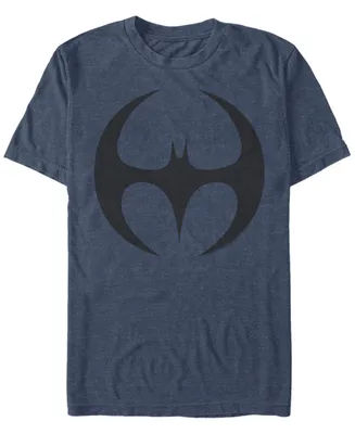 Fifth Sun Dc Men's Batman Round Bat Logo Short Sleeve T-Shirt