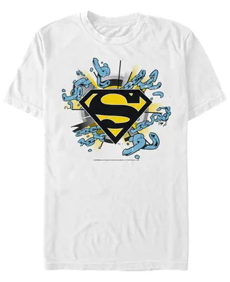 Fifth Sun Dc Men's Superman Break The Chains Logo Short Sleeve T-Shirt