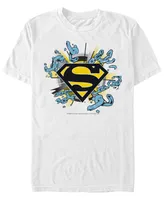 Fifth Sun Dc Men's Superman Break The Chains Logo Short Sleeve T-Shirt