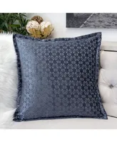 Homey Cozy Isabella Jacquard Throw Pillow, Faya