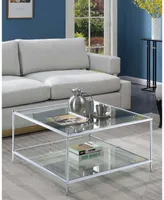 Convenience Concepts Royal Crest Square Coffee Table
