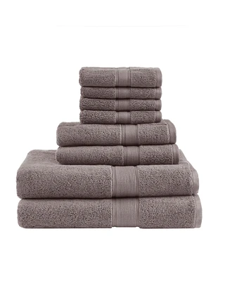 Madison Park Signature Solid 800GSM Cotton 8-Pc. Bath Towel Set
